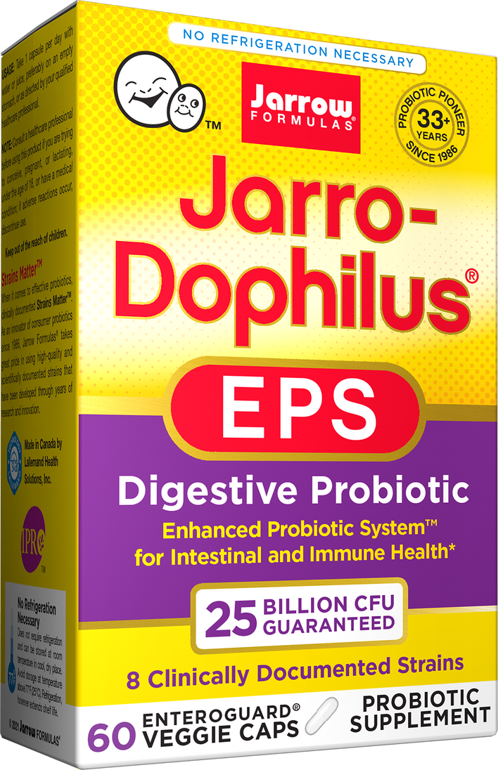 Photo of Jarro-Dophilus EPS® Higher Potency product from Jarrow Formulas