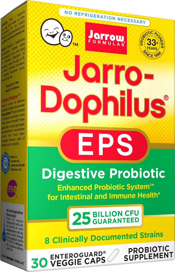 Photo of Jarro-Dophilus EPS® Higher Potency product from Jarrow Formulas