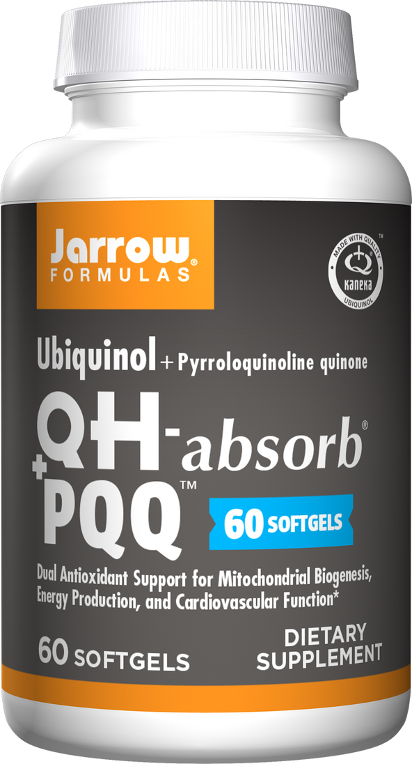 Photo of QH-absorb® + PQQ™ product from Jarrow Formulas